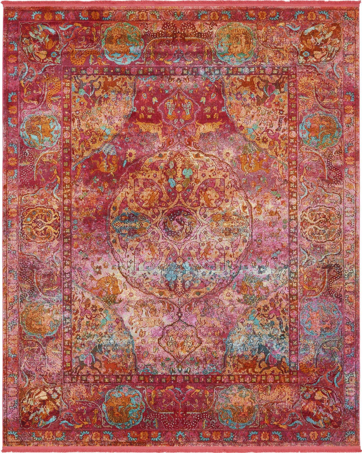 Rechteck Teppich Havana in Rot von Hadorn™ - Lifestyle Image