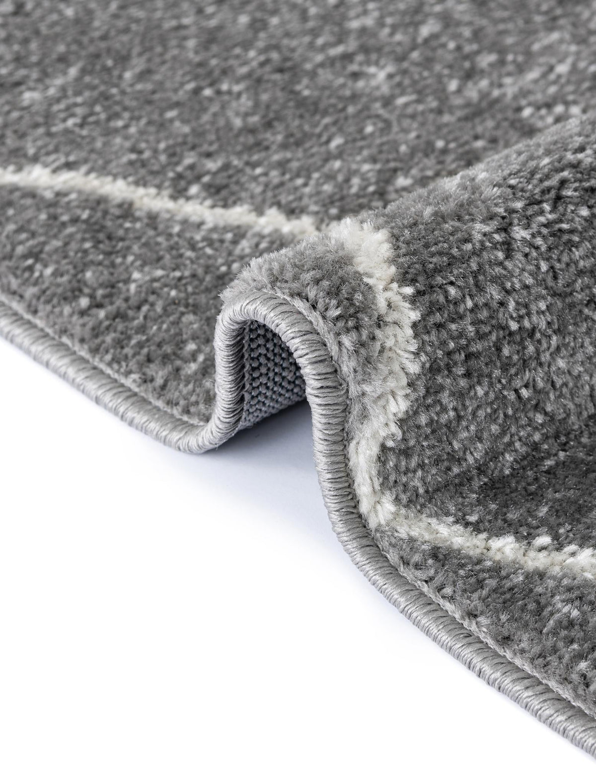 Rechteck Teppich Trellis Frieze in Hellgrau von Hadorn™ - Lifestyle Image