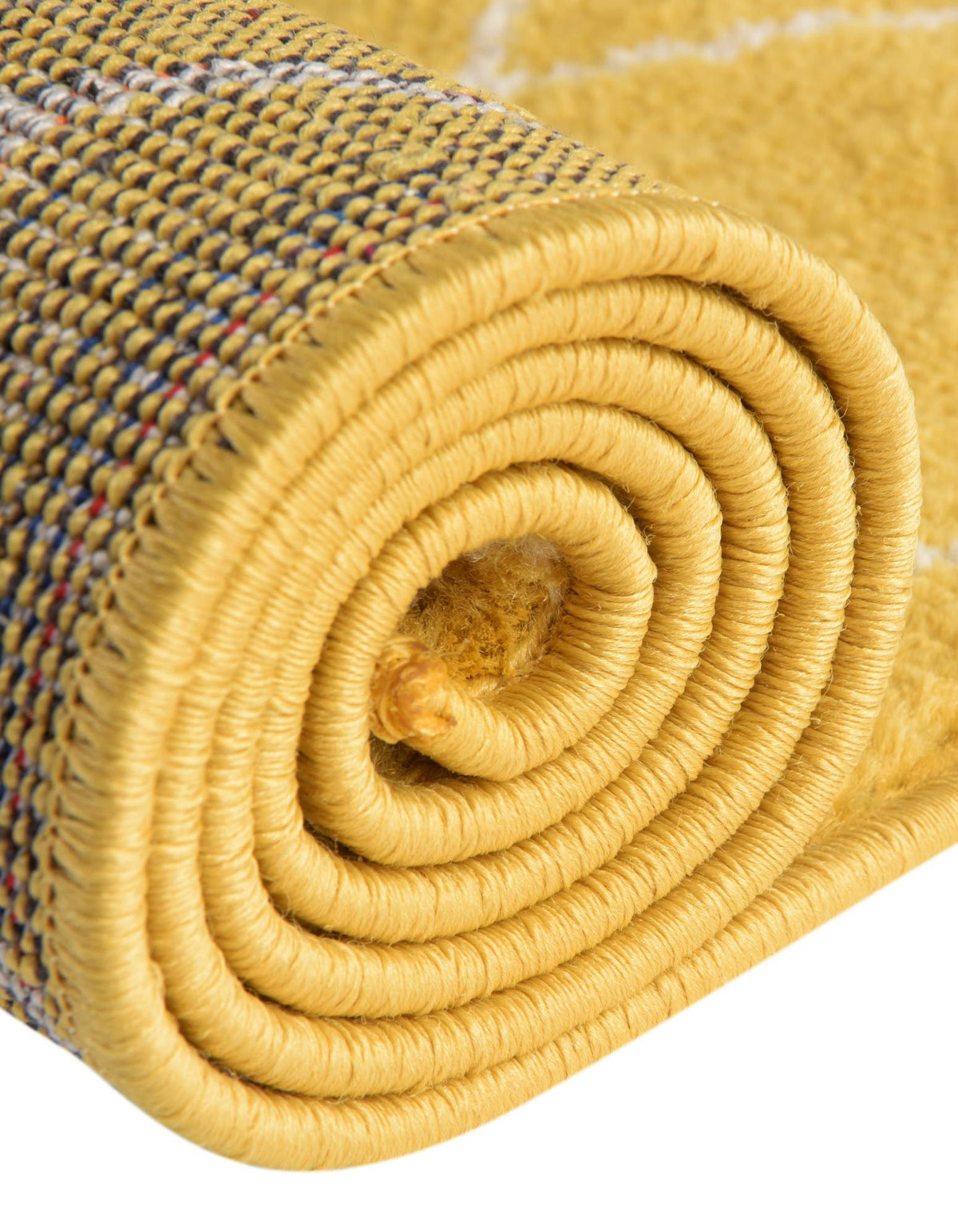 Rechteck Teppich Trellis Frieze in Gelb von Hadorn™ - Lifestyle Image