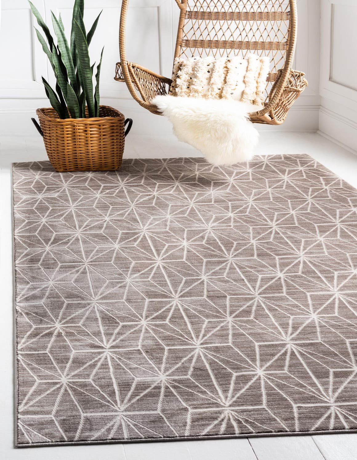 Rechteck Teppich Bellevue in Braun von Hadorn™ - Lifestyle Image