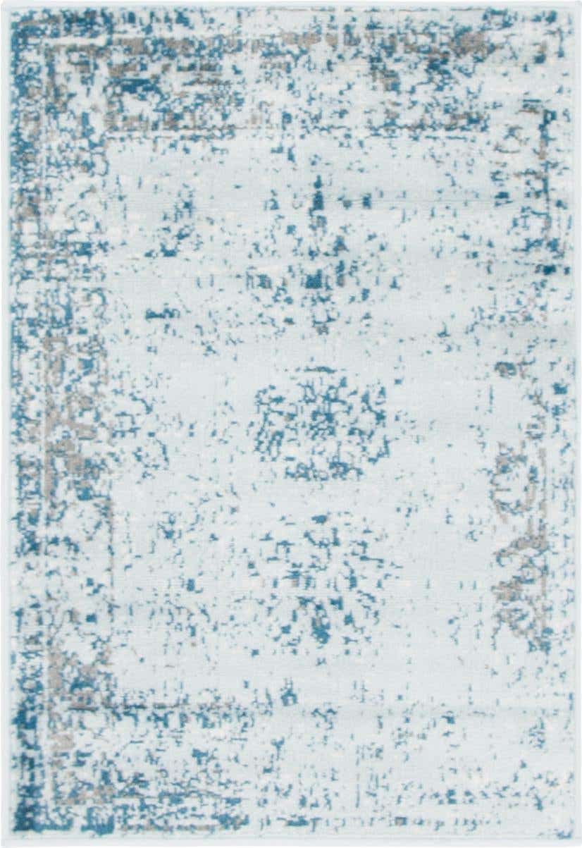 Rechteck Teppich Monaco in Hellblau von Hadorn™ - Lifestyle Image
