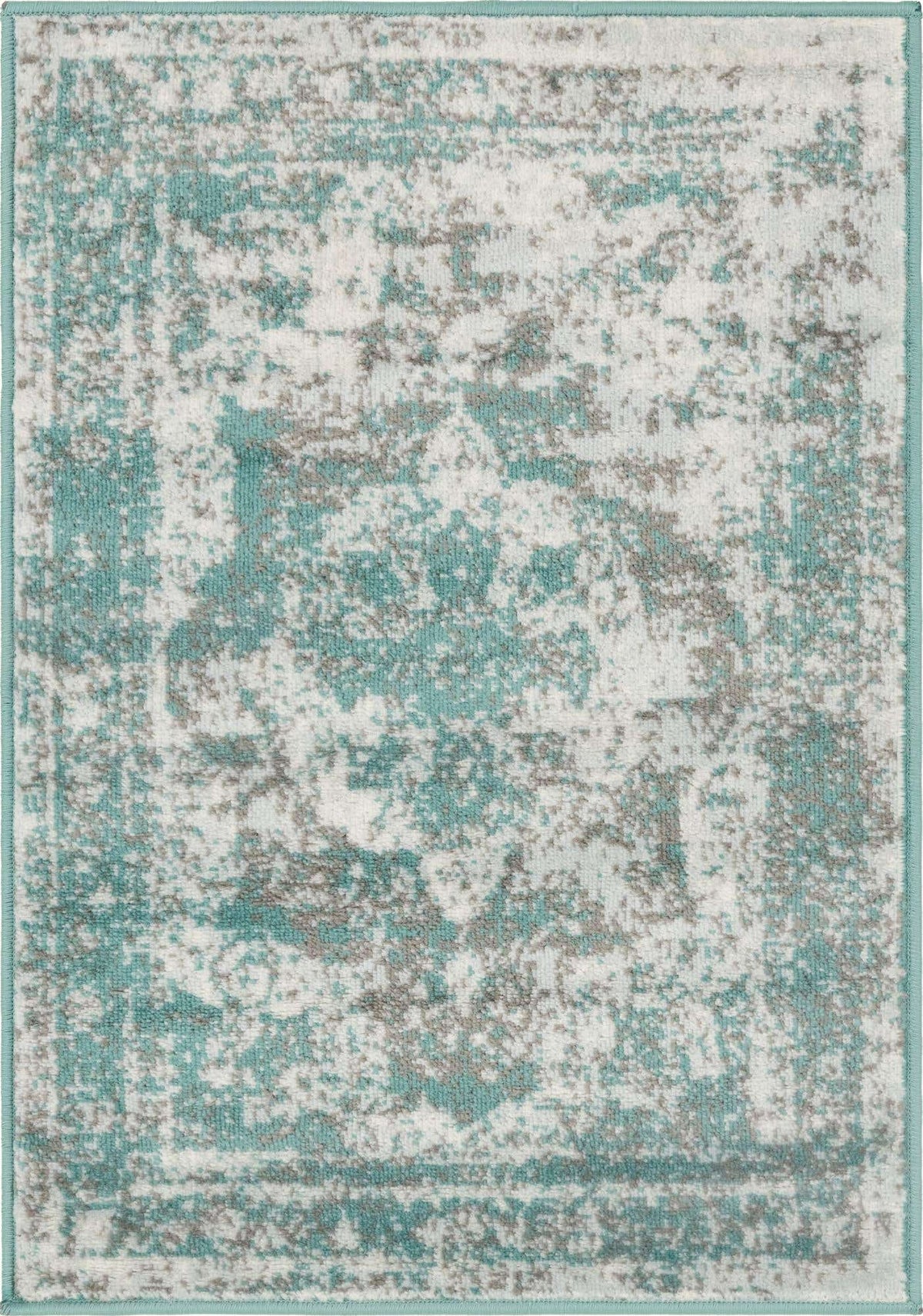 Rechteck Teppich Monaco in Türkis von Hadorn™ - Lifestyle Image
