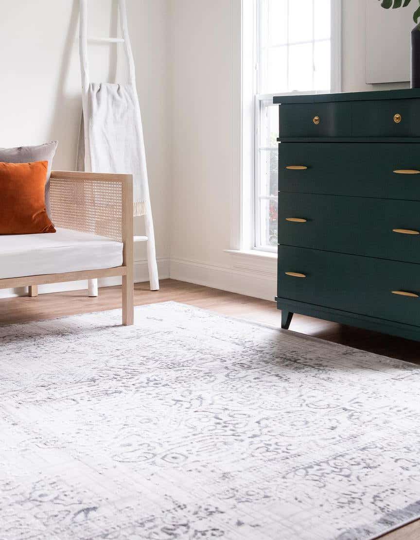 Rechteck Teppich Chesterfield in Grau von Hadorn™ - Lifestyle Image