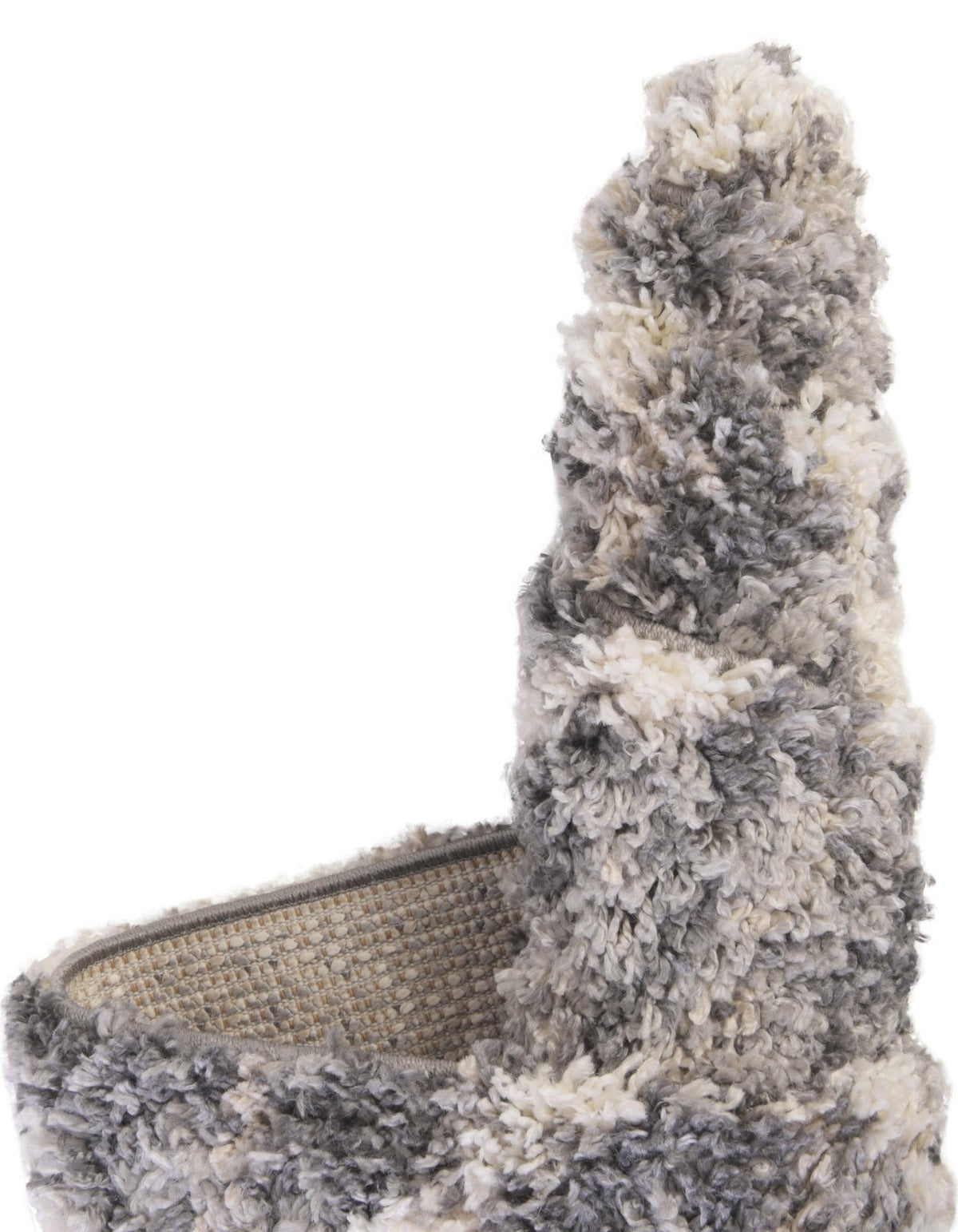 Rechteck Hochflorteppich Lagom Shag in Grau von Hadorn™ - Lifestyle Image