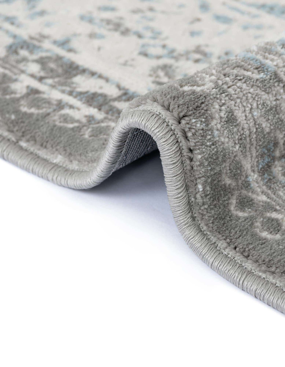Rund Teppich New Vintage in Hellblau von Hadorn™ - Lifestyle Image