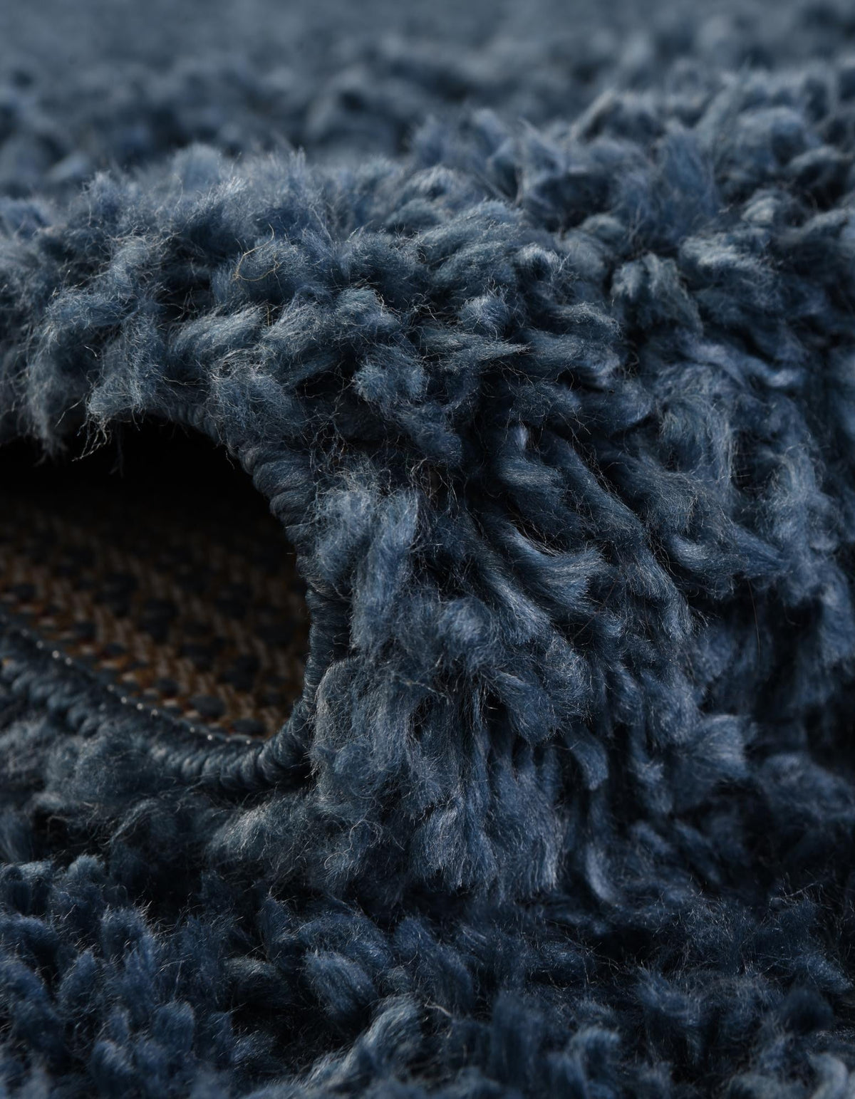 Läufer Hochflorteppich Zermatt Shag in Blau von Hadorn™ - Lifestyle Image