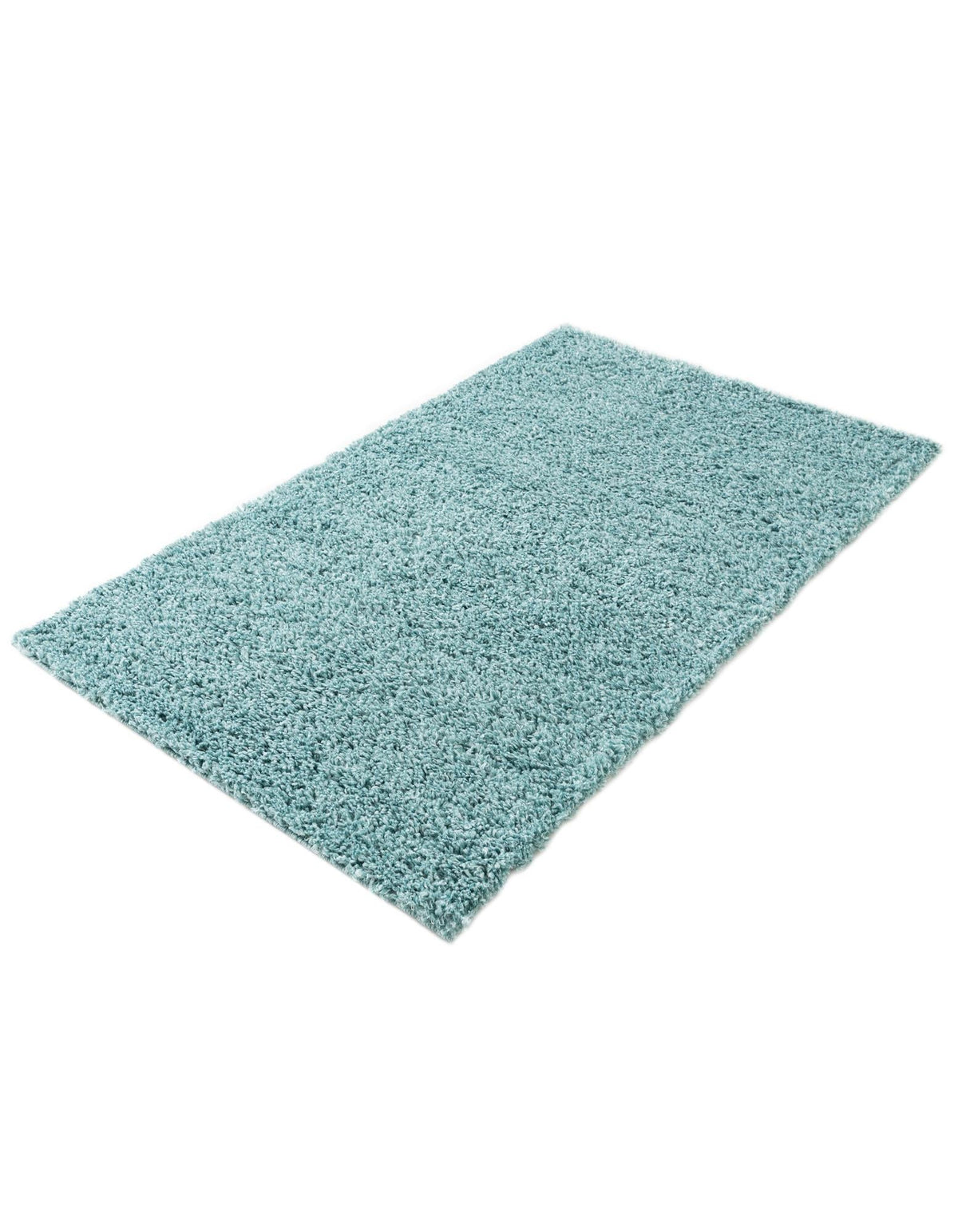 Rechteck Hochflorteppich Zermatt Shag in Aqua von Hadorn™ - Lifestyle Image