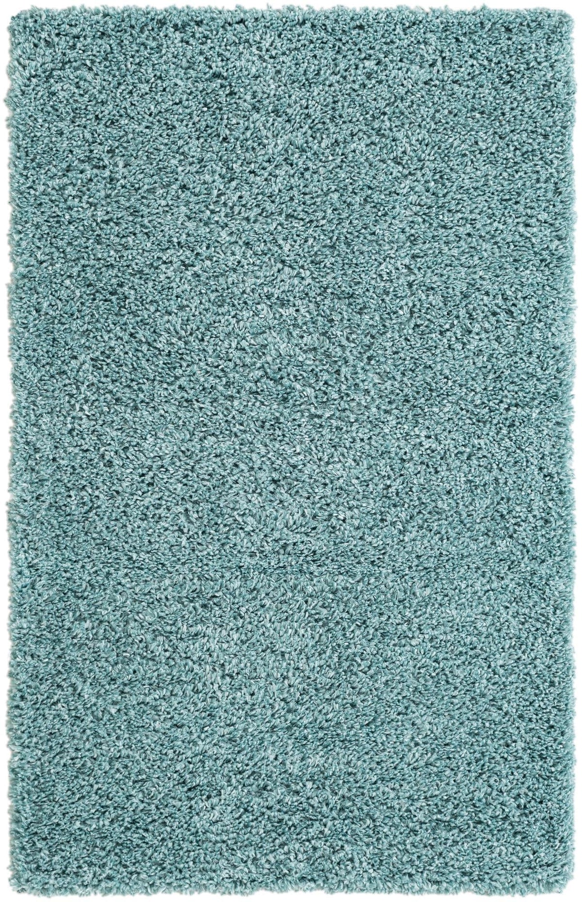 Rechteck Hochflorteppich Zermatt Shag in Aqua von Hadorn™ - Lifestyle Image