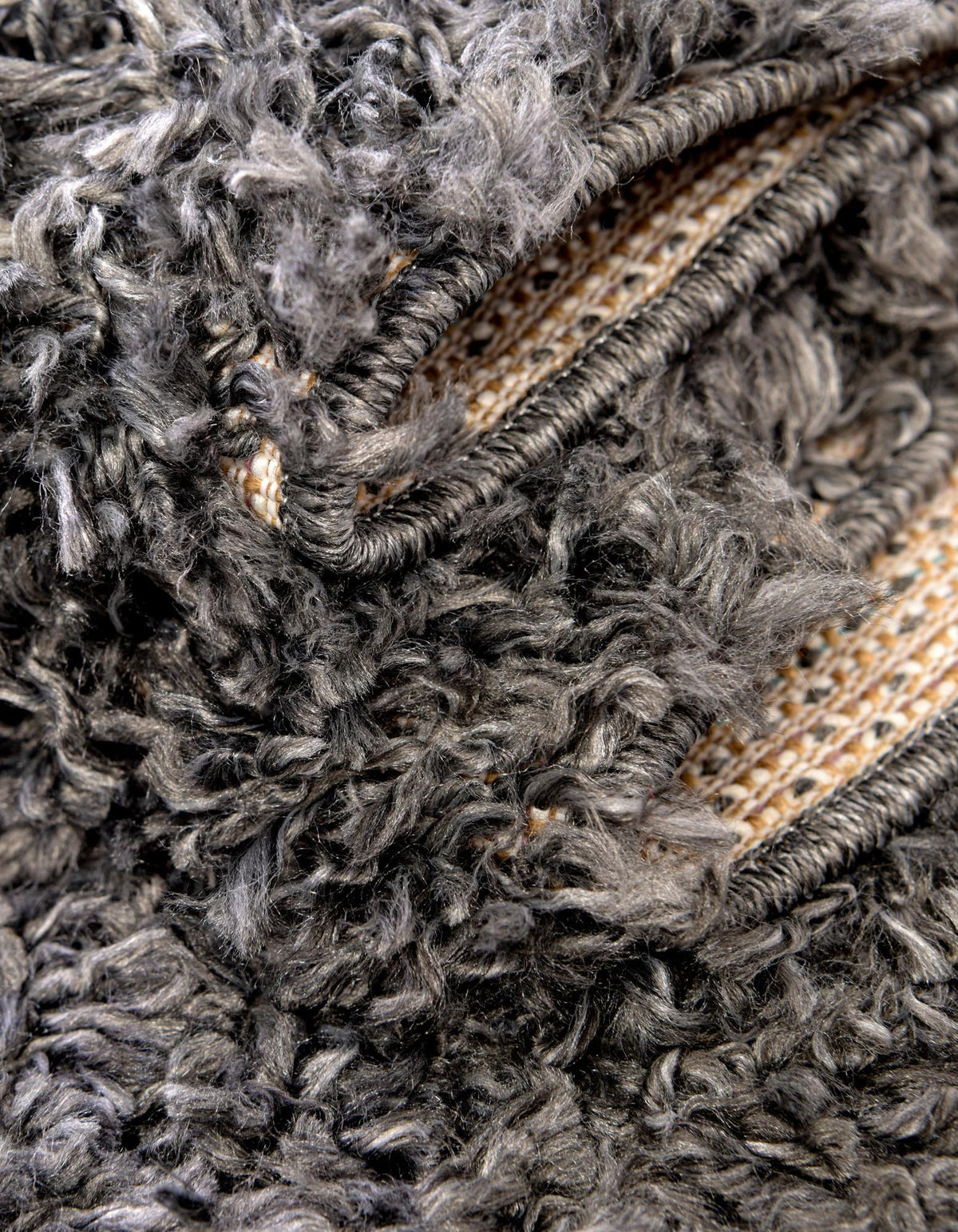 Läufer Hochflorteppich Zermatt Shag in Grau von Hadorn™ - Lifestyle Image