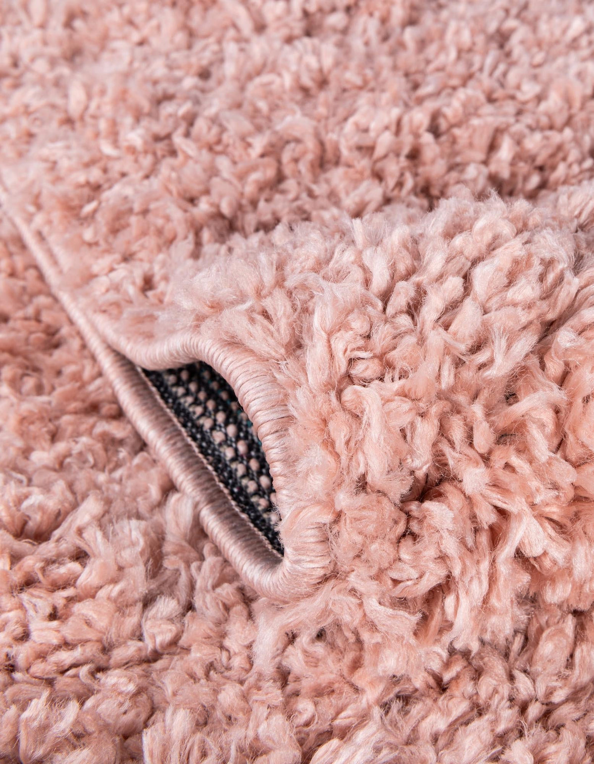 Rechteck Hochflorteppich Zermatt Shag in Rosa von Hadorn™ - Lifestyle Image