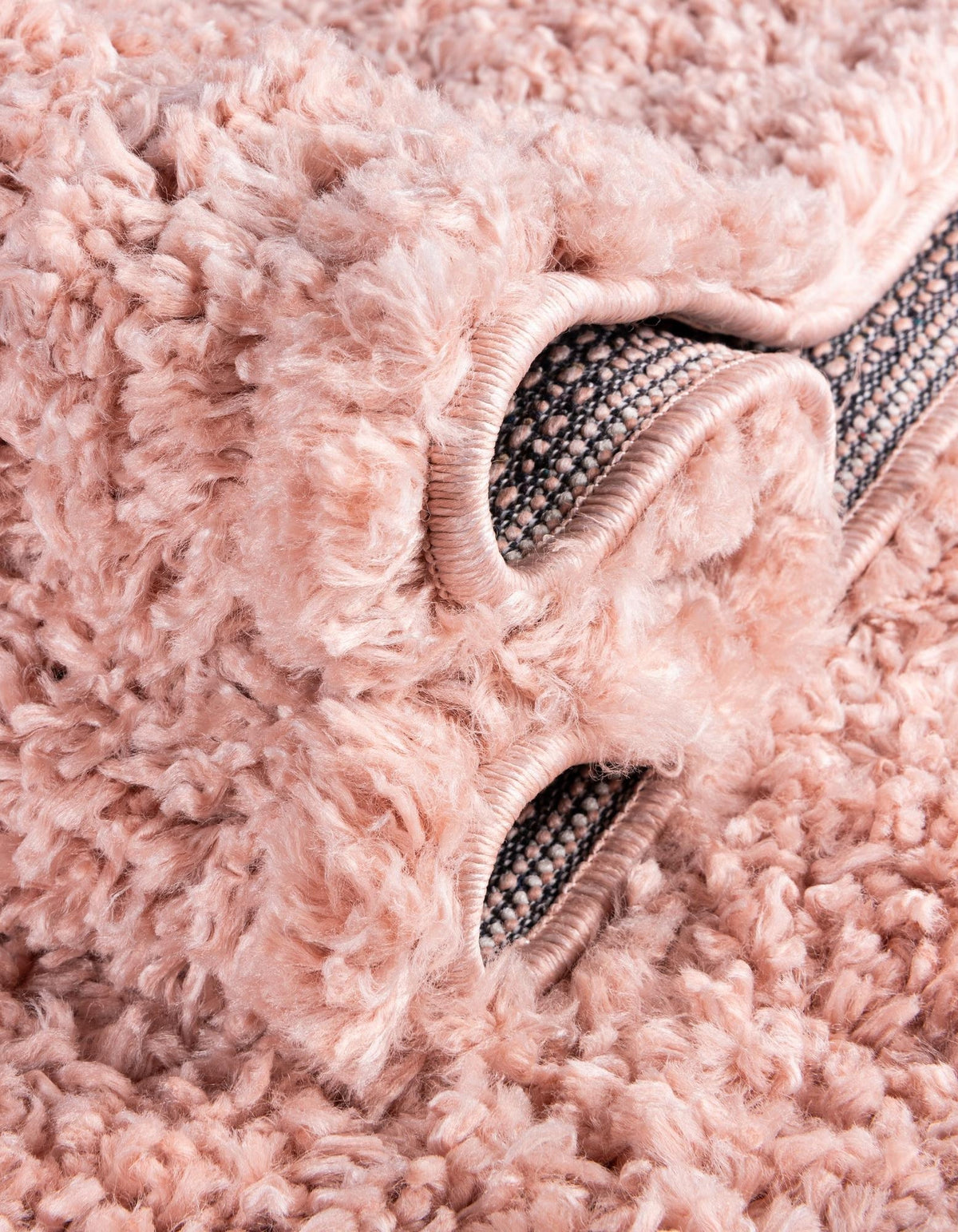 Rechteck Hochflorteppich Zermatt Shag in Rosa von Hadorn™ - Lifestyle Image