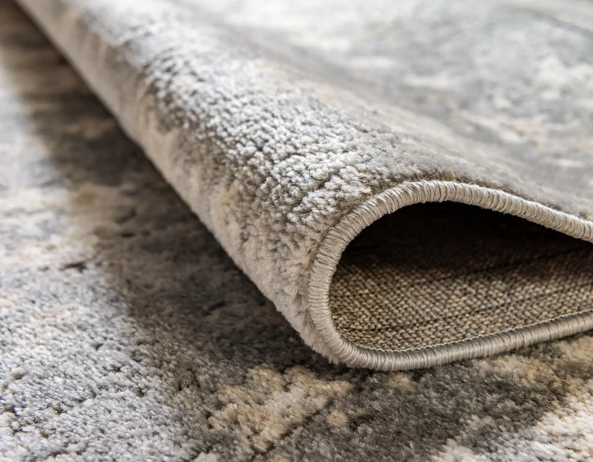 Quadratisch Teppich Oregon in Grau von Hadorn™ - Lifestyle Image