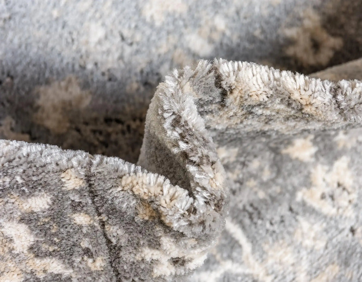 Quadratisch Teppich Oregon in Grau von Hadorn™ - Lifestyle Image