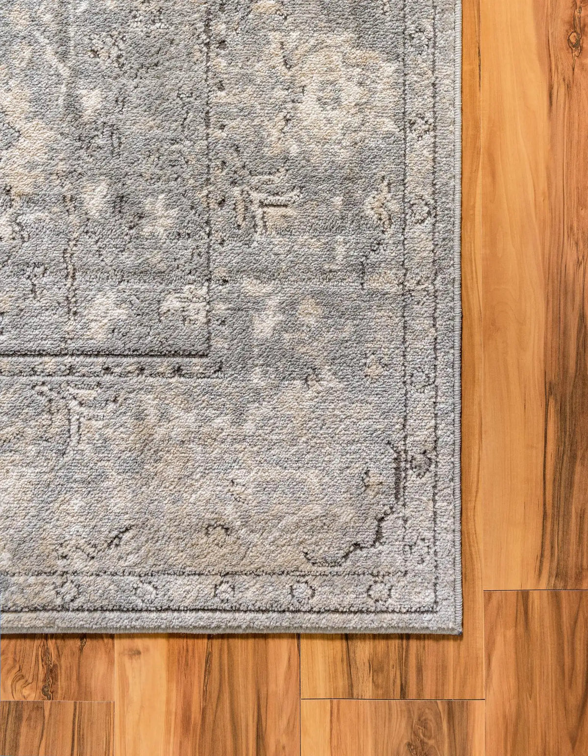 Quadratisch Teppich Oregon in Grau von Hadorn™ - Lifestyle Image