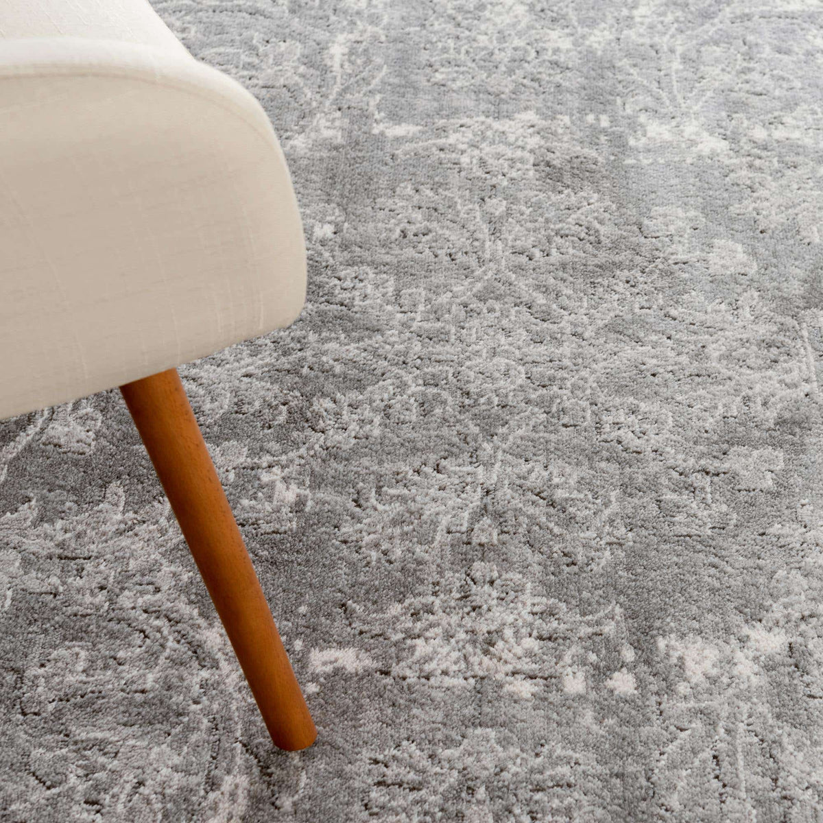 Quadratisch Teppich Oregon in Grau von Hadorn™ - Lifestyle Image