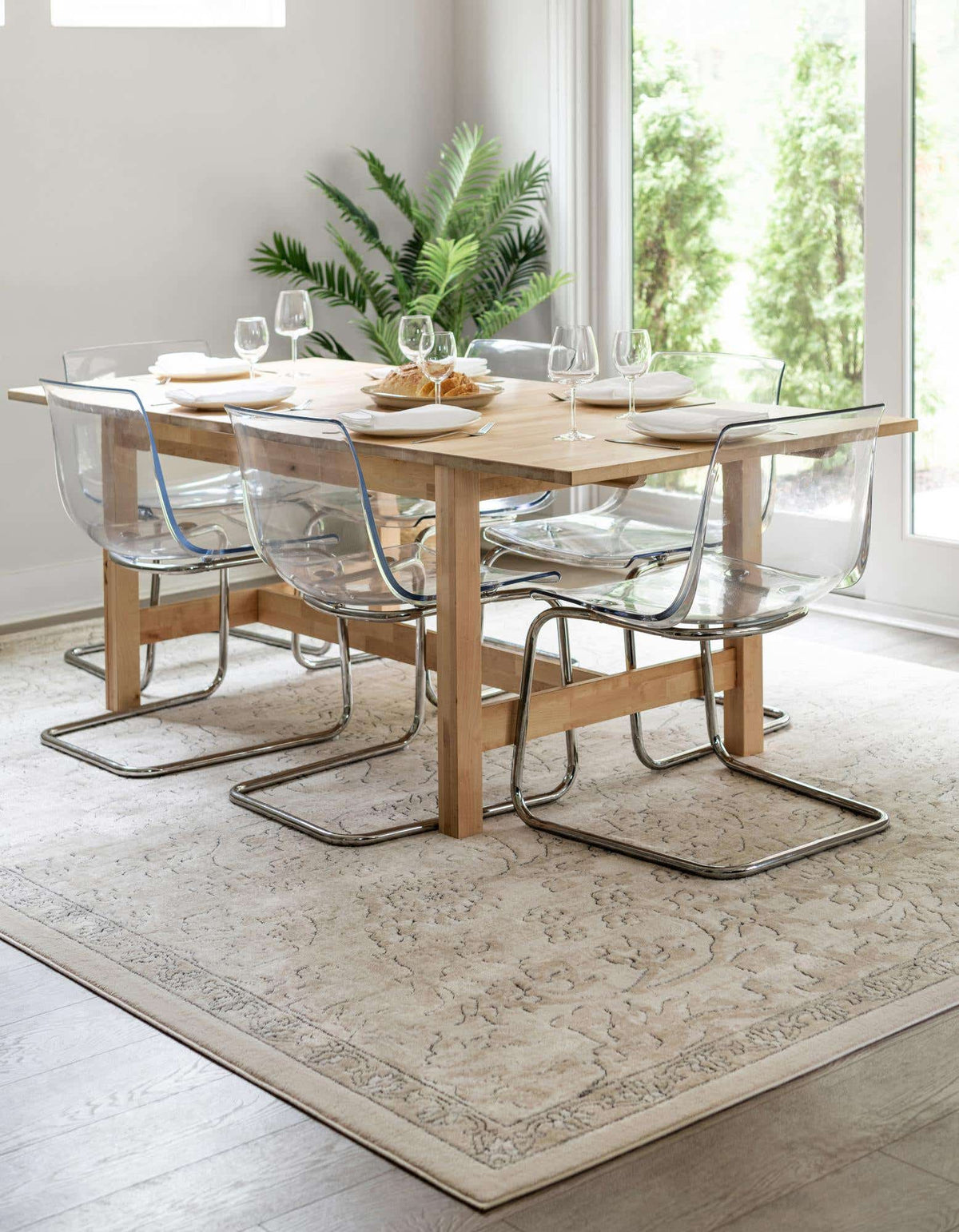 Rechteck Teppich Oregon in Beige von Hadorn™ - Lifestyle Image