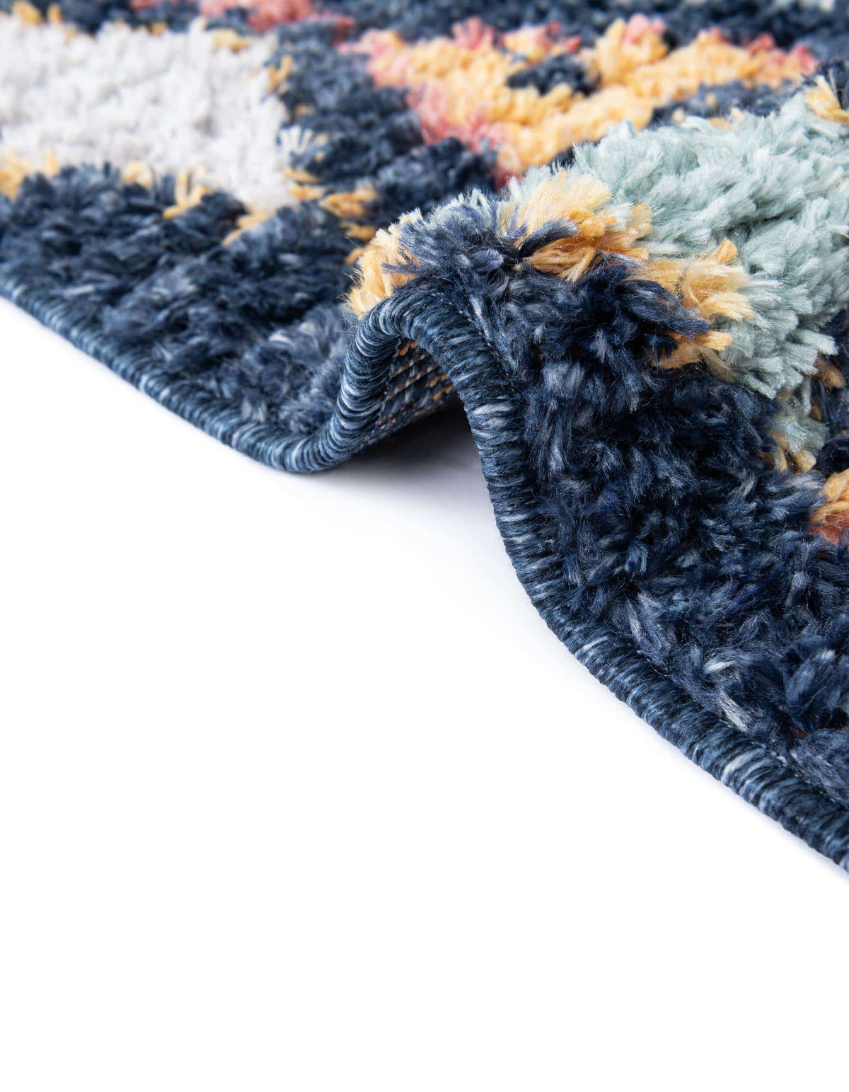 Rechteck Teppich Morocco in Marineblau von Hadorn™ - Lifestyle Image