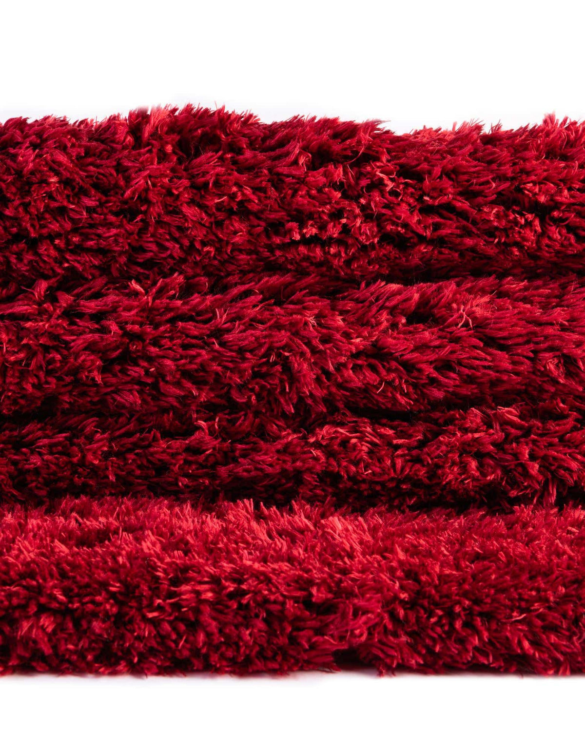 Rechteck Hochflorteppich Infinity Shag in Merlot von Hadorn™ - Lifestyle Image