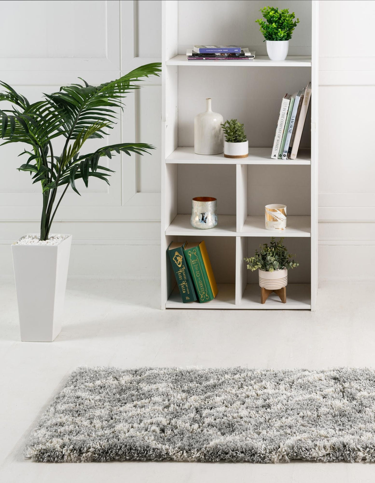 Läufer Teppich Lachen Fence in Wolkengrau von Hadorn™ - Lifestyle Image