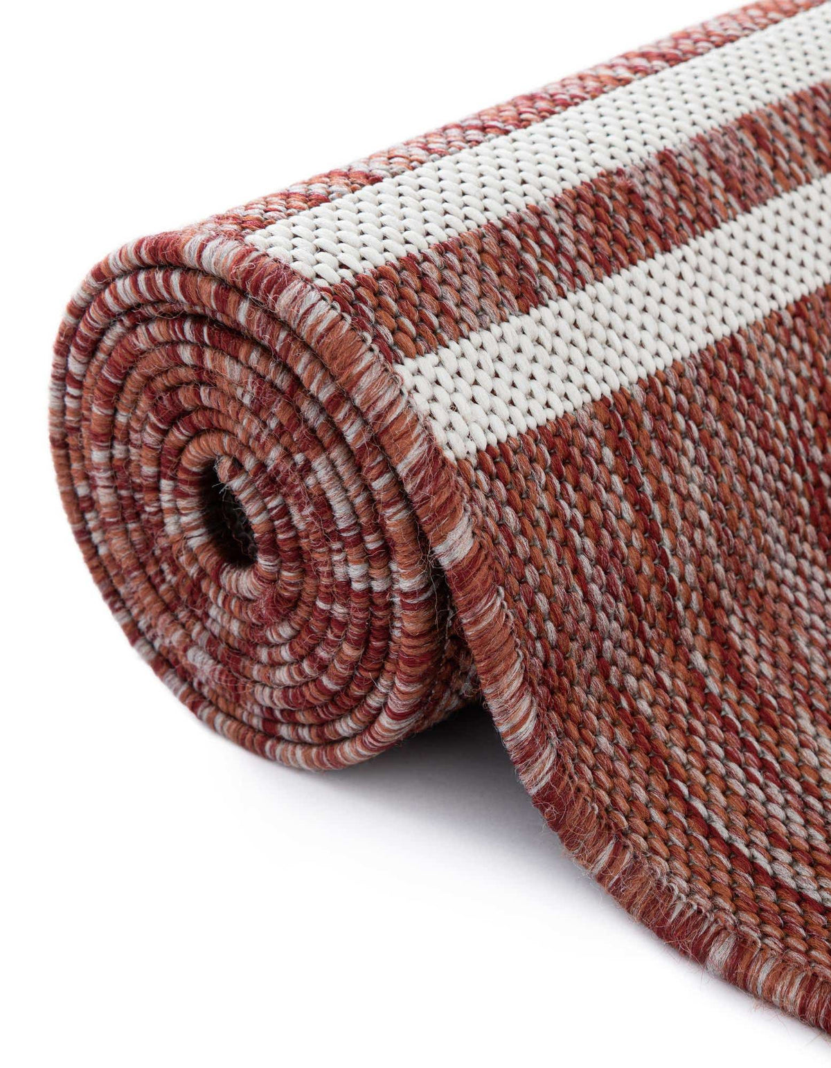 Quadratisch Outdoor Teppich Jill Zarin Outdoor in Rostrot von Hadorn™ - Lifestyle Image