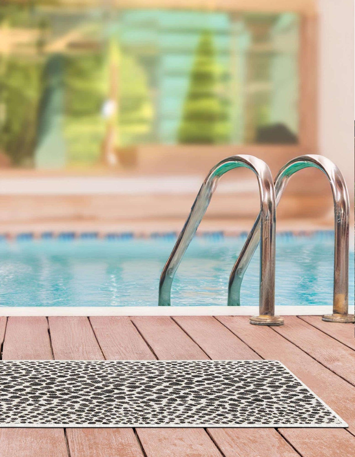 Läufer Outdoor Teppich Tulum Outdoor in Schwarz von Hadorn™ - Lifestyle Image