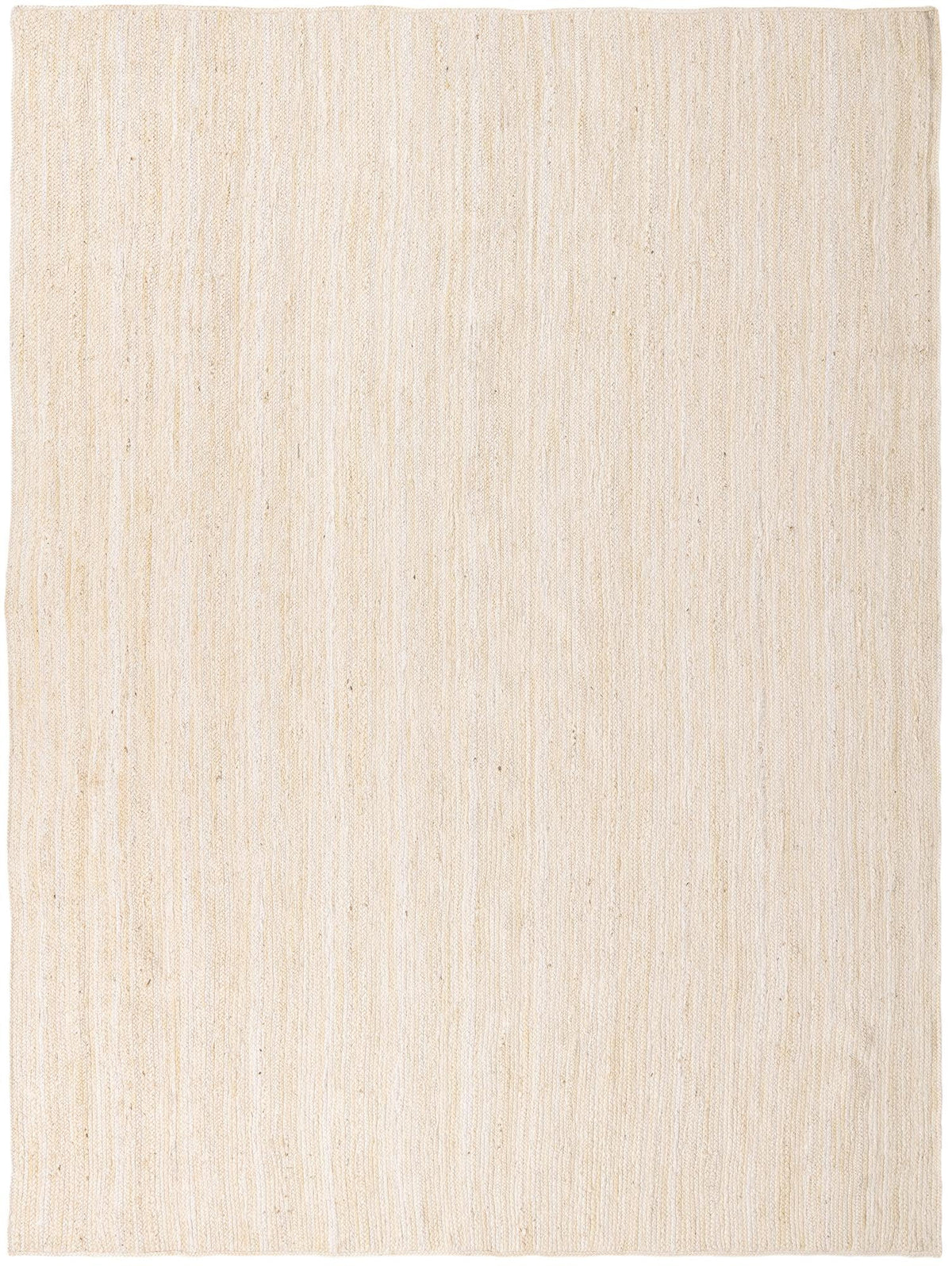 Rechteck Teppich Braided Jute in Weiss von Hadorn™ - Lifestyle Image
