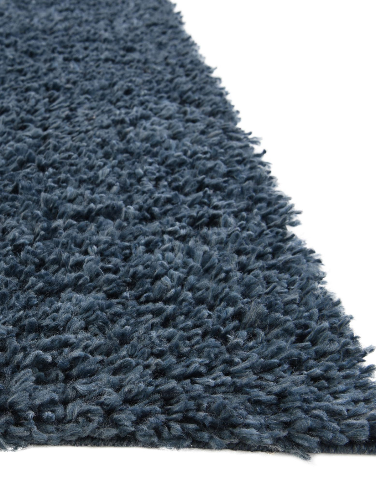 Quadratisch Hochflorteppich Zermatt Shag in Blau von Hadorn™ - Lifestyle Image