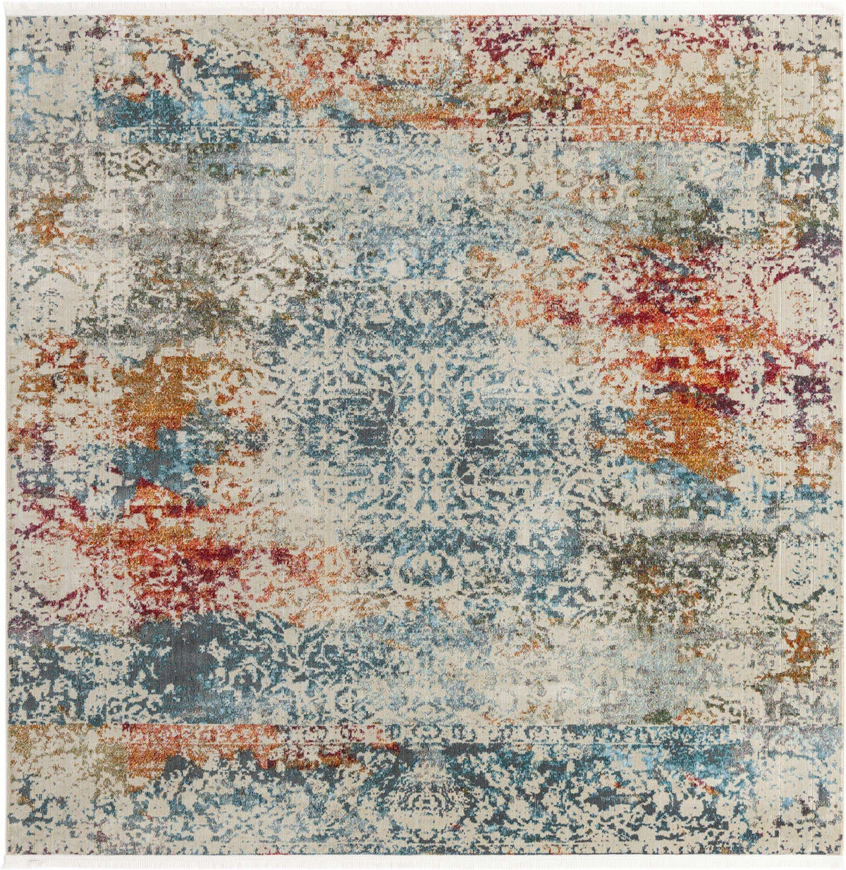 Quadratisch Teppich Havana in Creme von Hadorn™ - Lifestyle Image