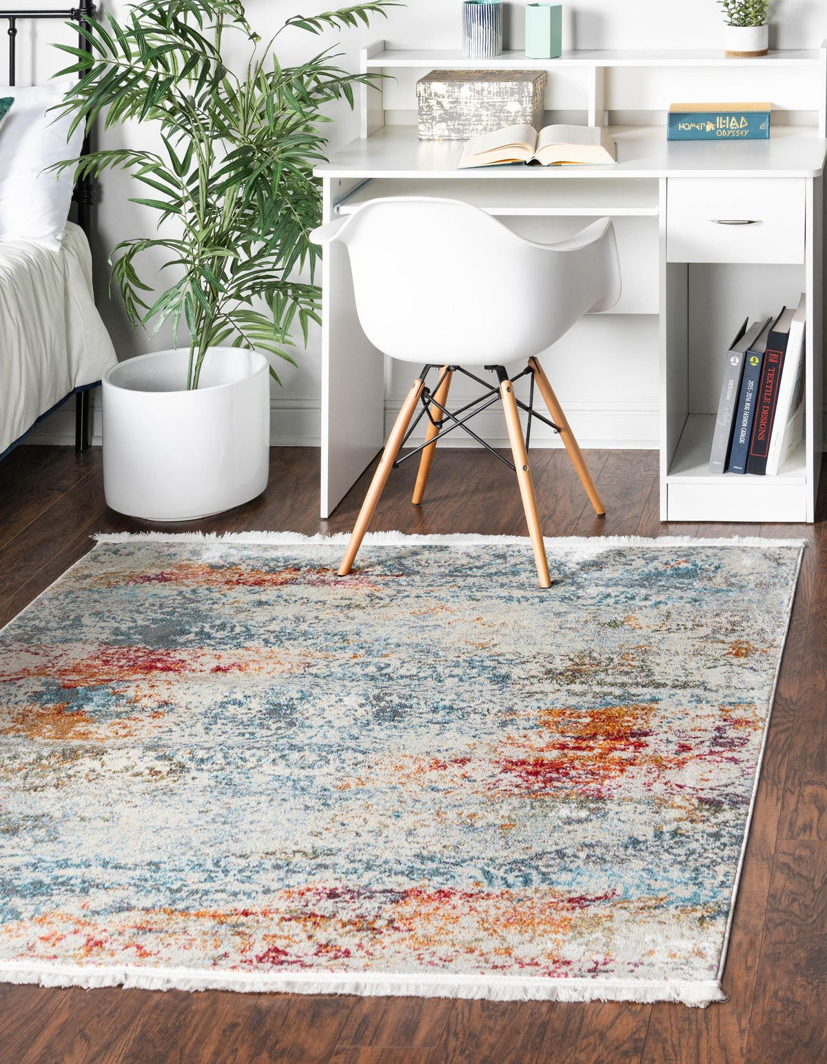 Quadratisch Teppich Havana in Creme von Hadorn™ - Lifestyle Image
