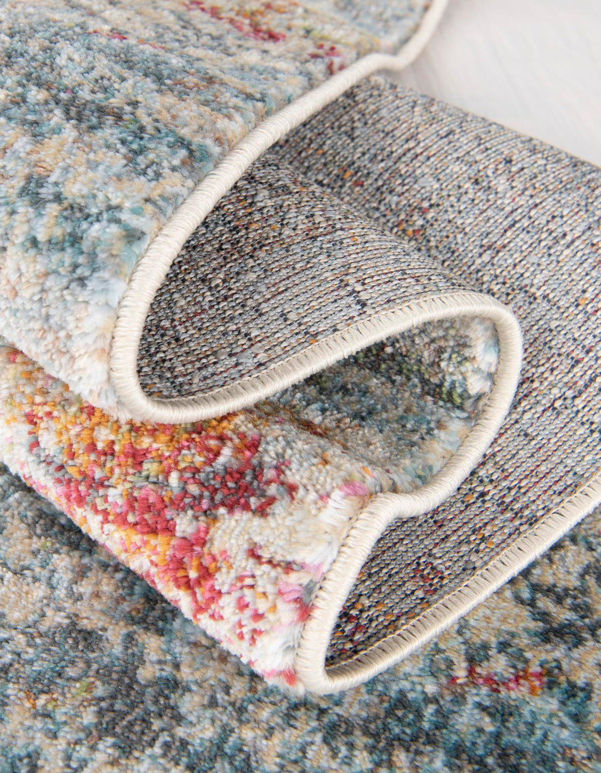 Quadratisch Teppich Havana in Creme von Hadorn™ - Lifestyle Image