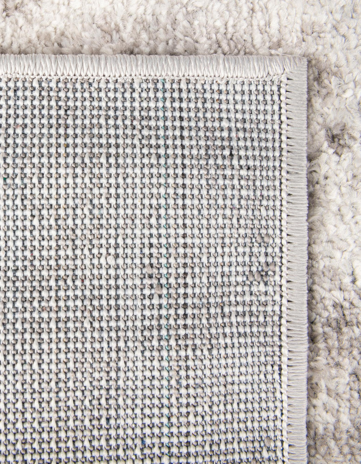 Quadratisch Teppich Aurora in Steingrau von Hadorn™ - Lifestyle Image