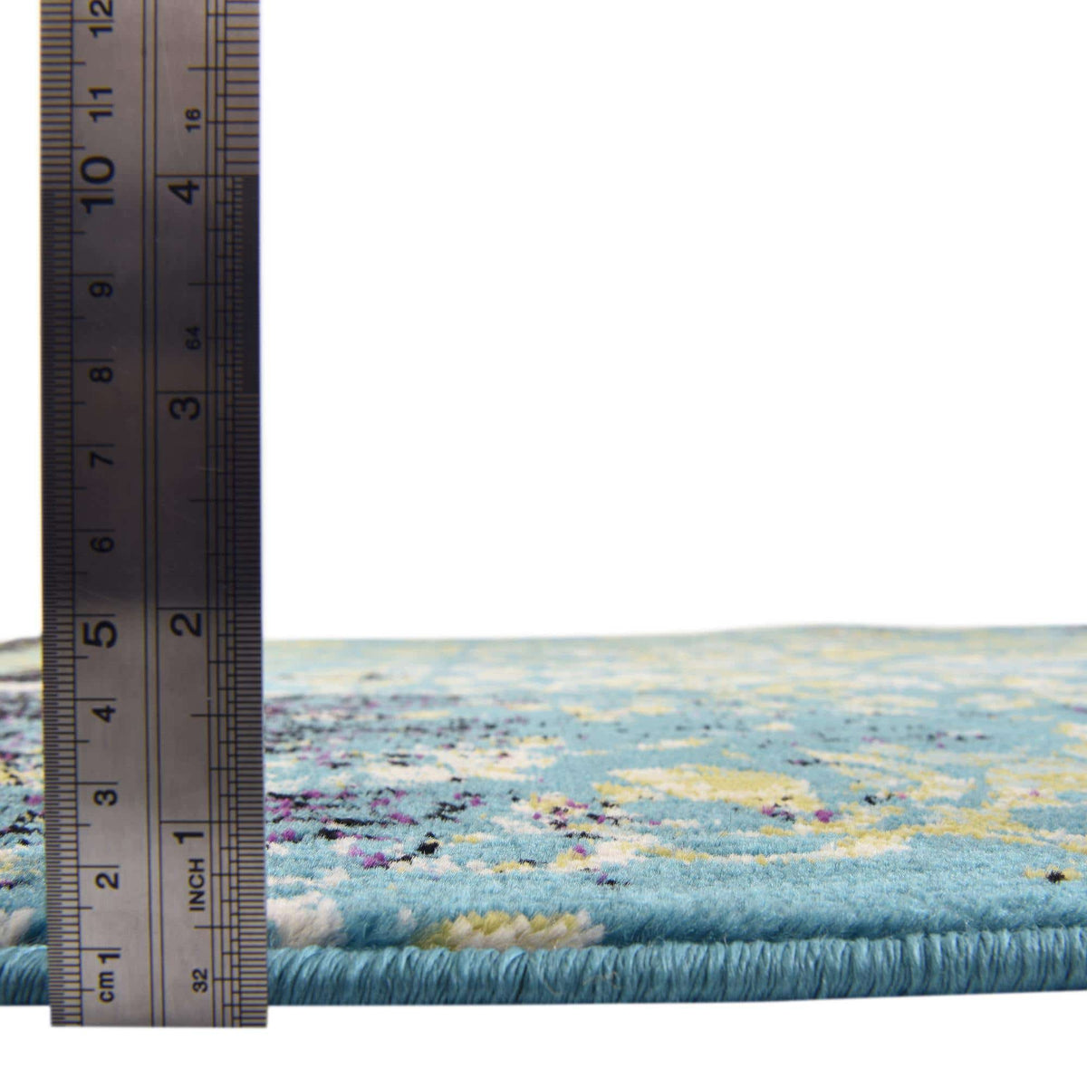 Rund Teppich Istanbul in Blau von Hadorn™ - Lifestyle Image