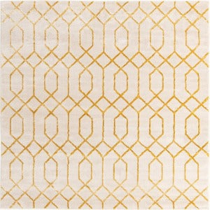 Kunstfaser Teppich Marilyn Monroe™ Glam Trellis in Weiss von Hadorn™ - Lifestyle Image