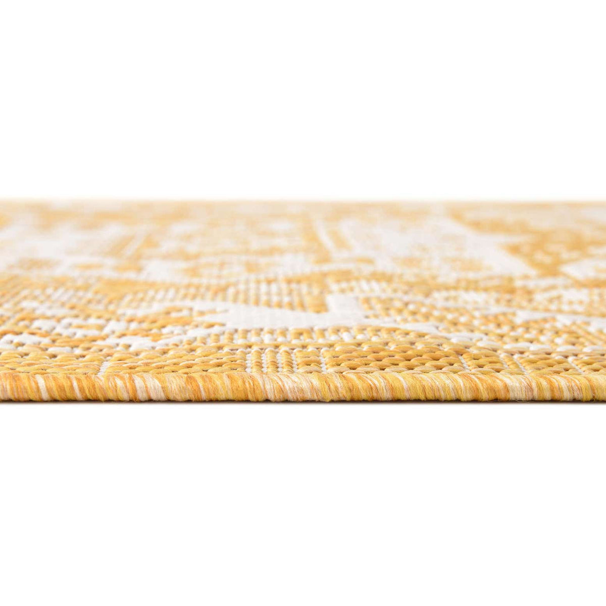 Achteck Outdoor Teppich Tulum Outdoor in Gelb von Hadorn™ - Lifestyle Image