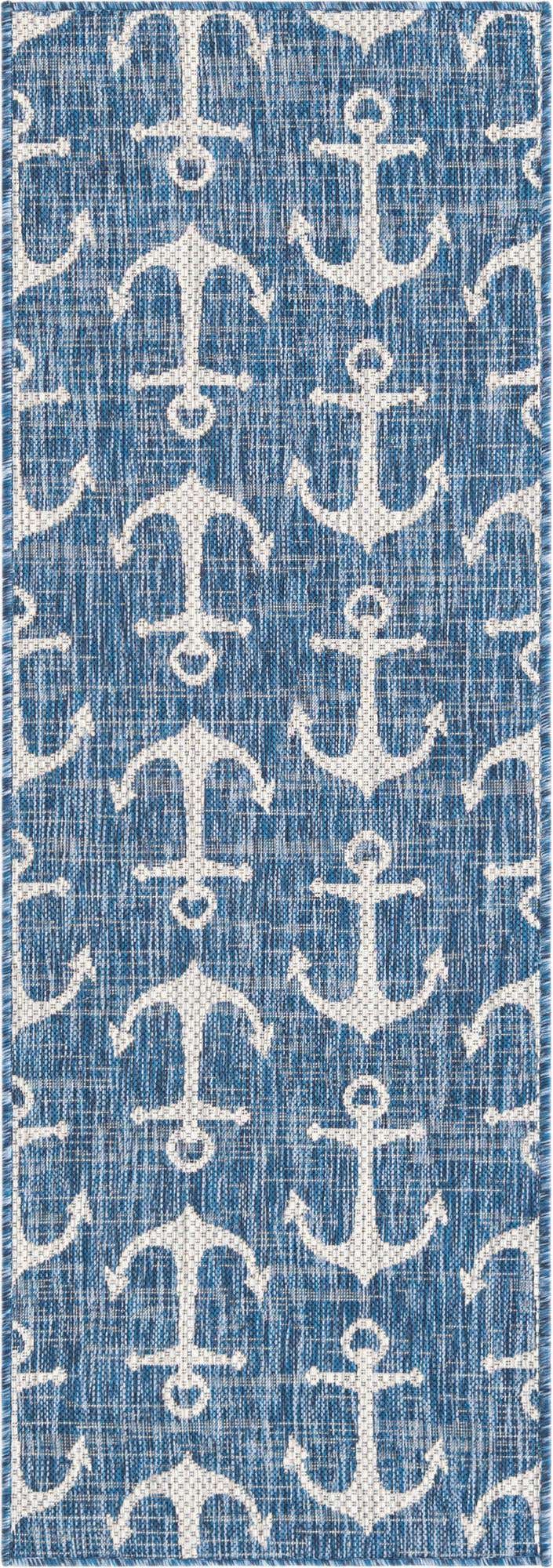 Läufer Outdoor Teppich Tulum Outdoor in Blau von Hadorn™ - Lifestyle Image