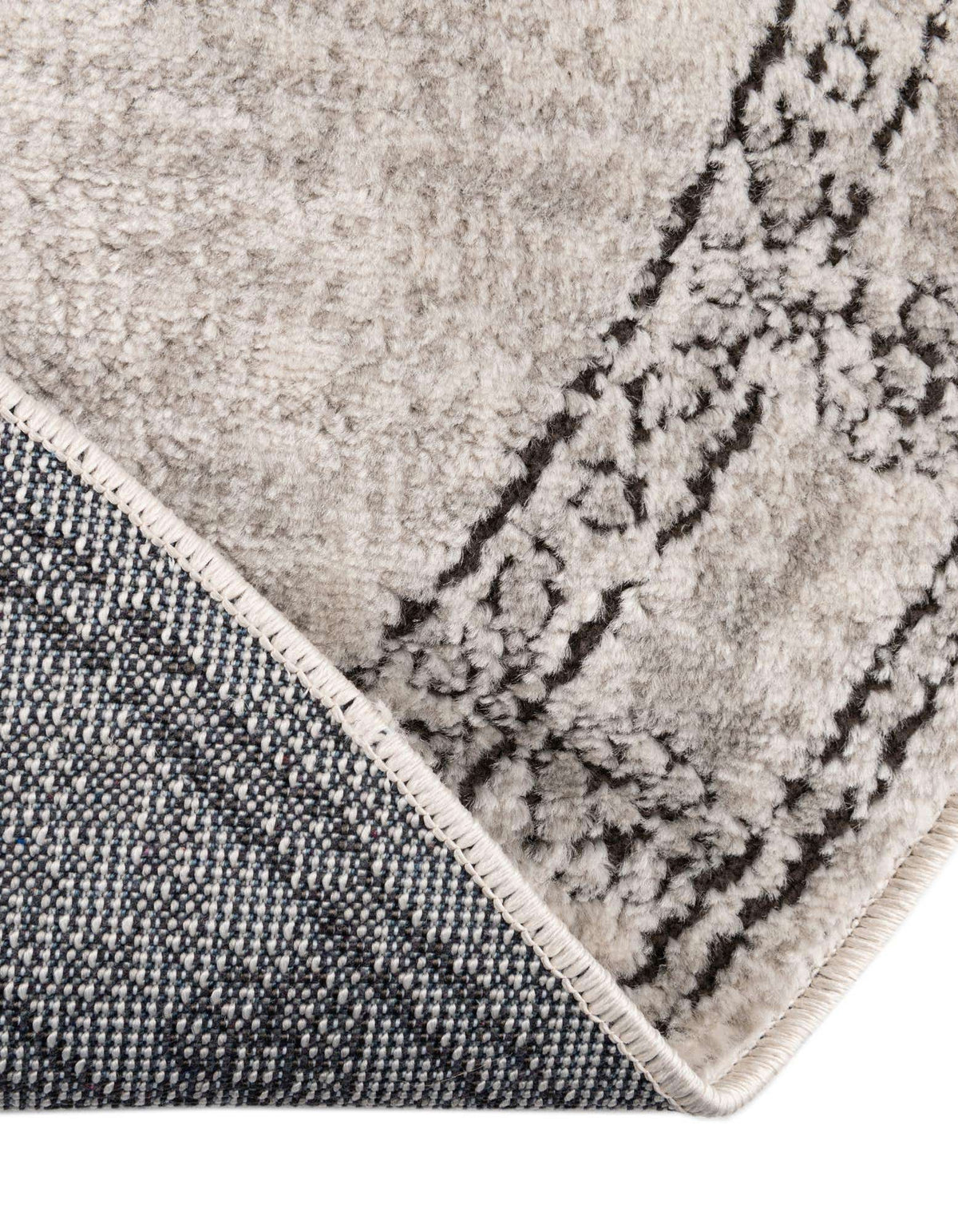 Rund Teppich Nyla in Elfenbein von Hadorn™ - Lifestyle Image