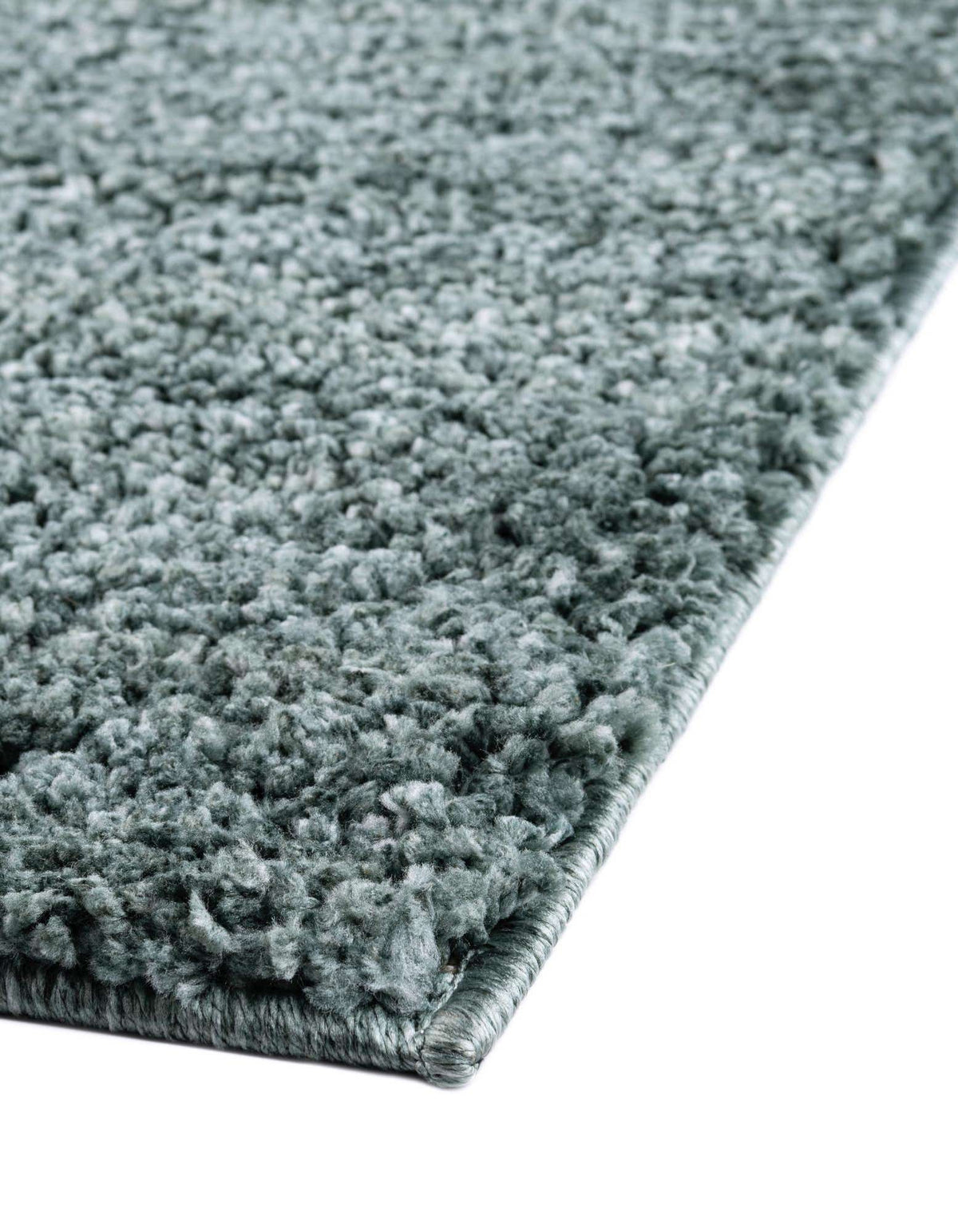 Rechteck Hochflorteppich Jill Zarin Shaggy Chic in Rosmaringrün von Hadorn™ - Lifestyle Image