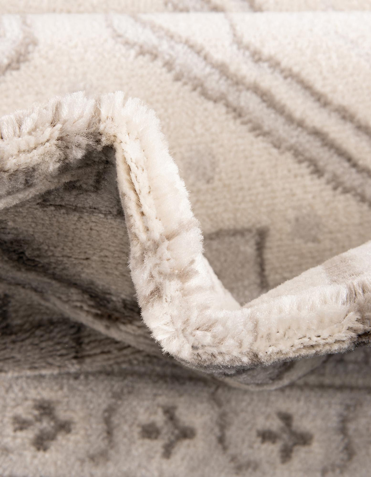 Quadratisch Teppich Charlotte in Elfenbein von Hadorn™ - Lifestyle Image