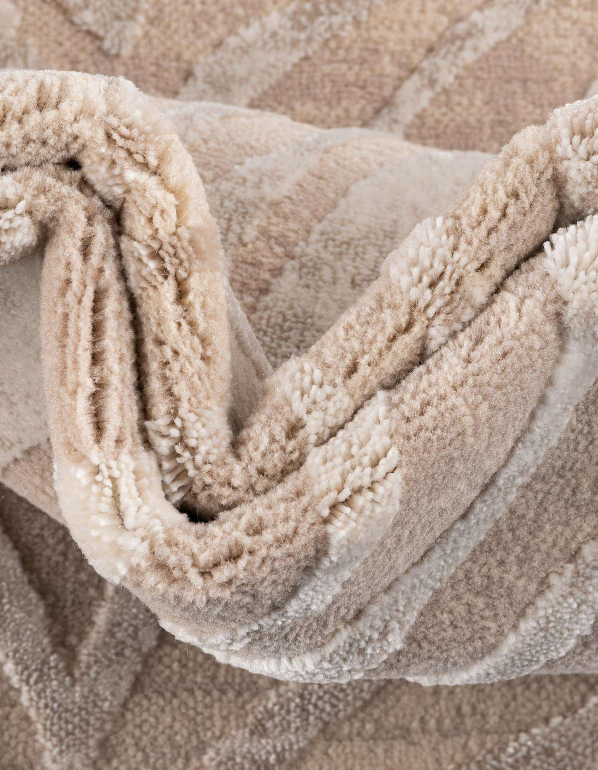 Rechteck Teppich Finsbury in Elfenbeinbeige von Hadorn™ - Lifestyle Image