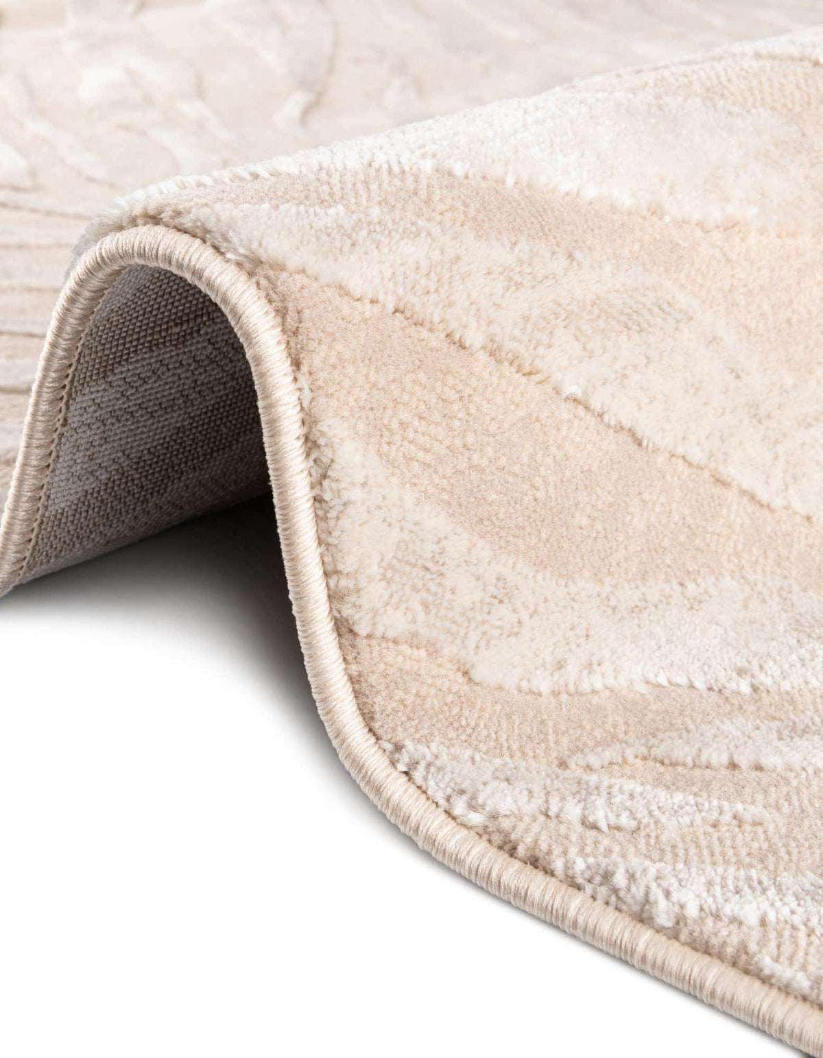 Rechteck Teppich Finsbury in Elfenbeinbeige von Hadorn™ - Lifestyle Image
