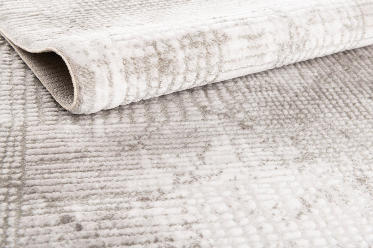 Quadratisch Teppich Davos Flawless in Grau von Hadorn™ - Lifestyle Image
