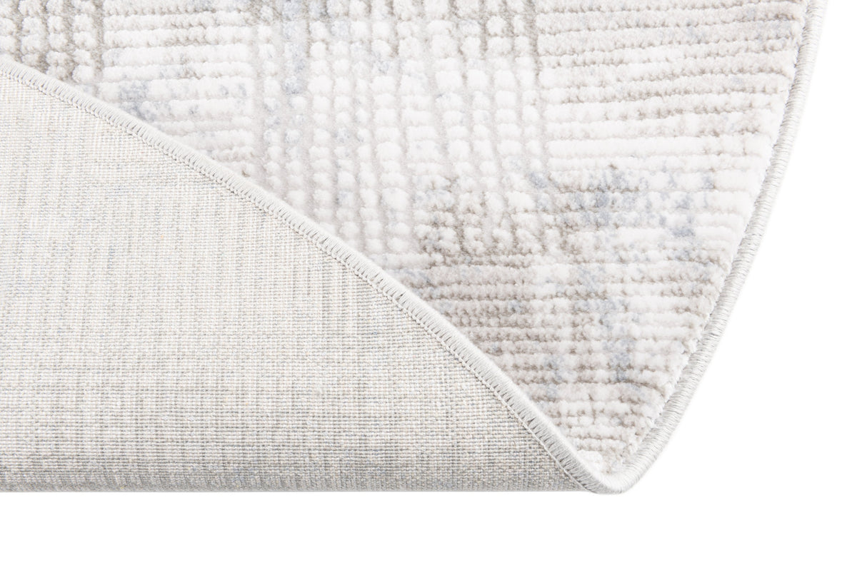 Rund Teppich Davos Flawless in Blau von Hadorn™ - Lifestyle Image