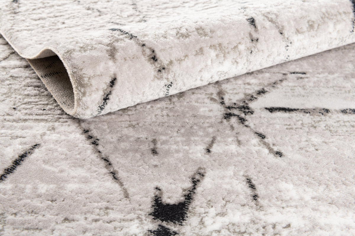 Quadratisch Teppich Davos Spice in Grau von Hadorn™ - Lifestyle Image