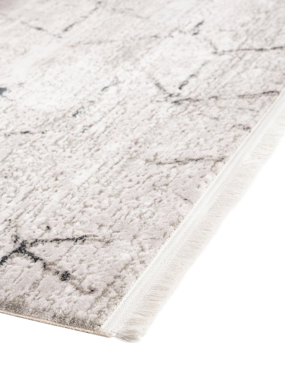 Quadratisch Teppich Davos Spice in Grau von Hadorn™ - Lifestyle Image