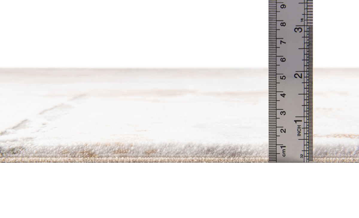 Rechteck Teppich Davos Mesh in Braun von Hadorn™ - Lifestyle Image