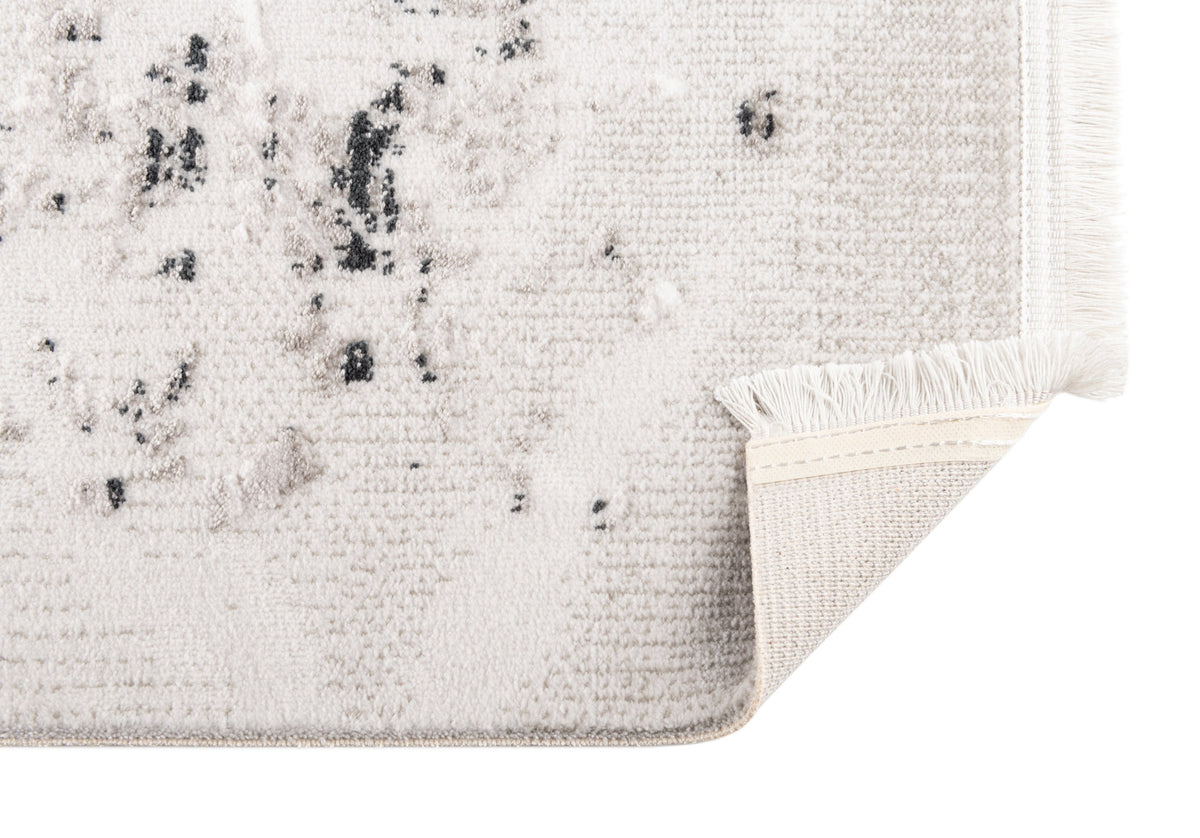 Quadratisch Teppich Davos Charme in Grau von Hadorn™ - Lifestyle Image