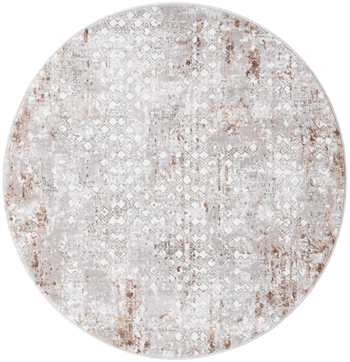 Rund Teppich Davos Magic in Beige von Hadorn™ - Lifestyle Image