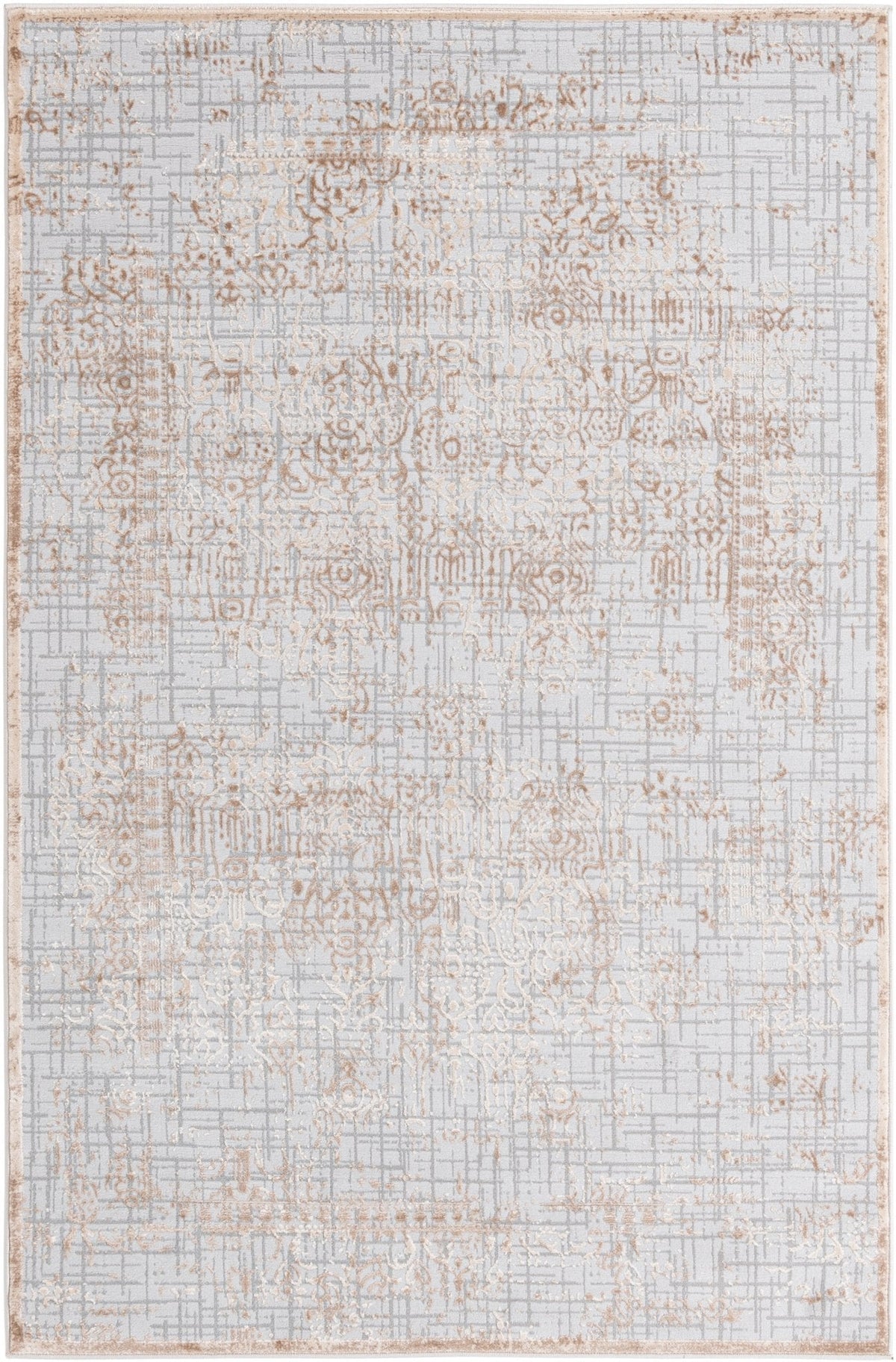 Rechteck Teppich Bern Shimmer in Grau von Hadorn™ - Lifestyle Image