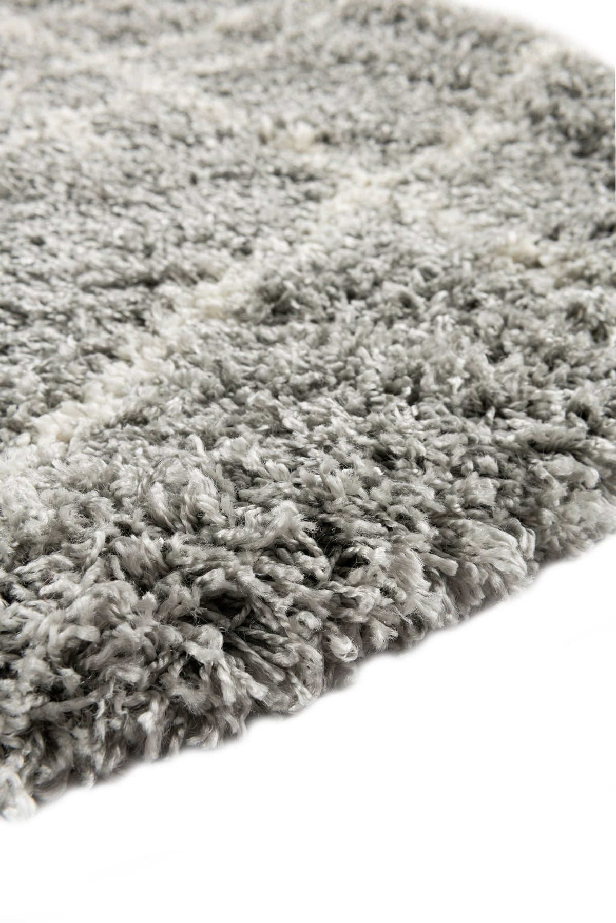 Rund Teppich Lachen Fence in Wolkengrau von Hadorn™ - Lifestyle Image