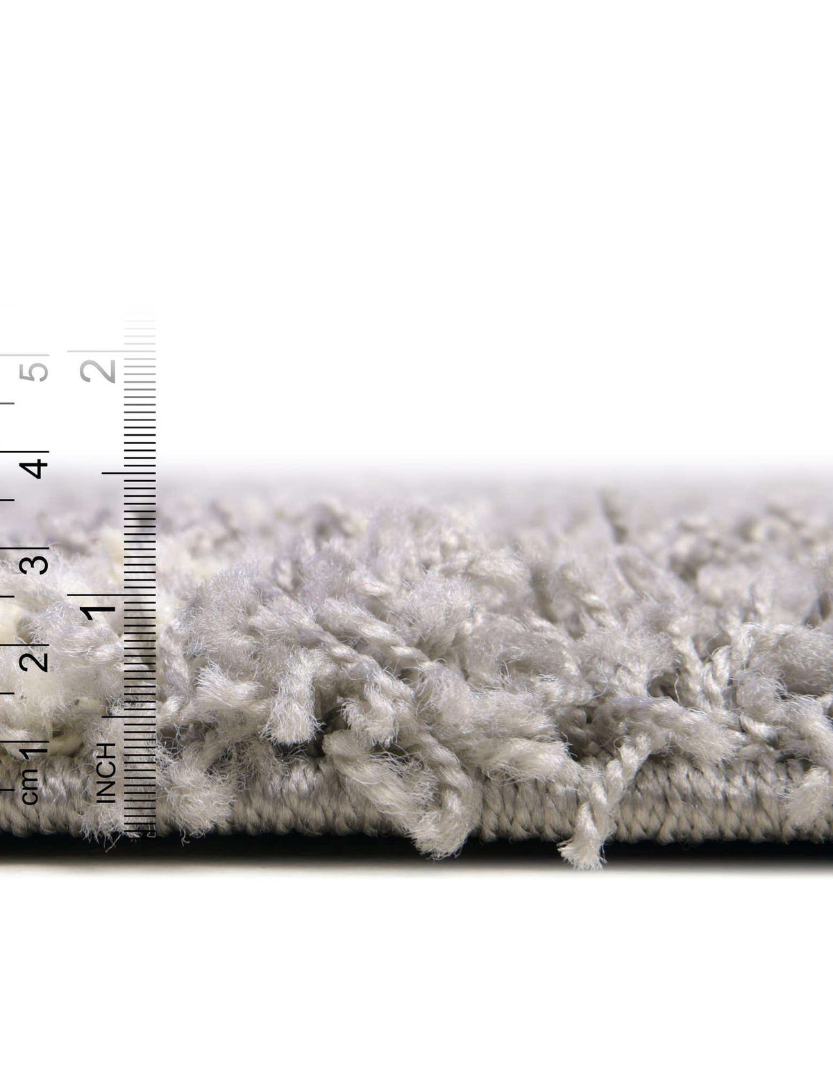 Quadratisch Hochflorteppich Moroccan Trellis Shag in Grau von Hadorn™ - Lifestyle Image